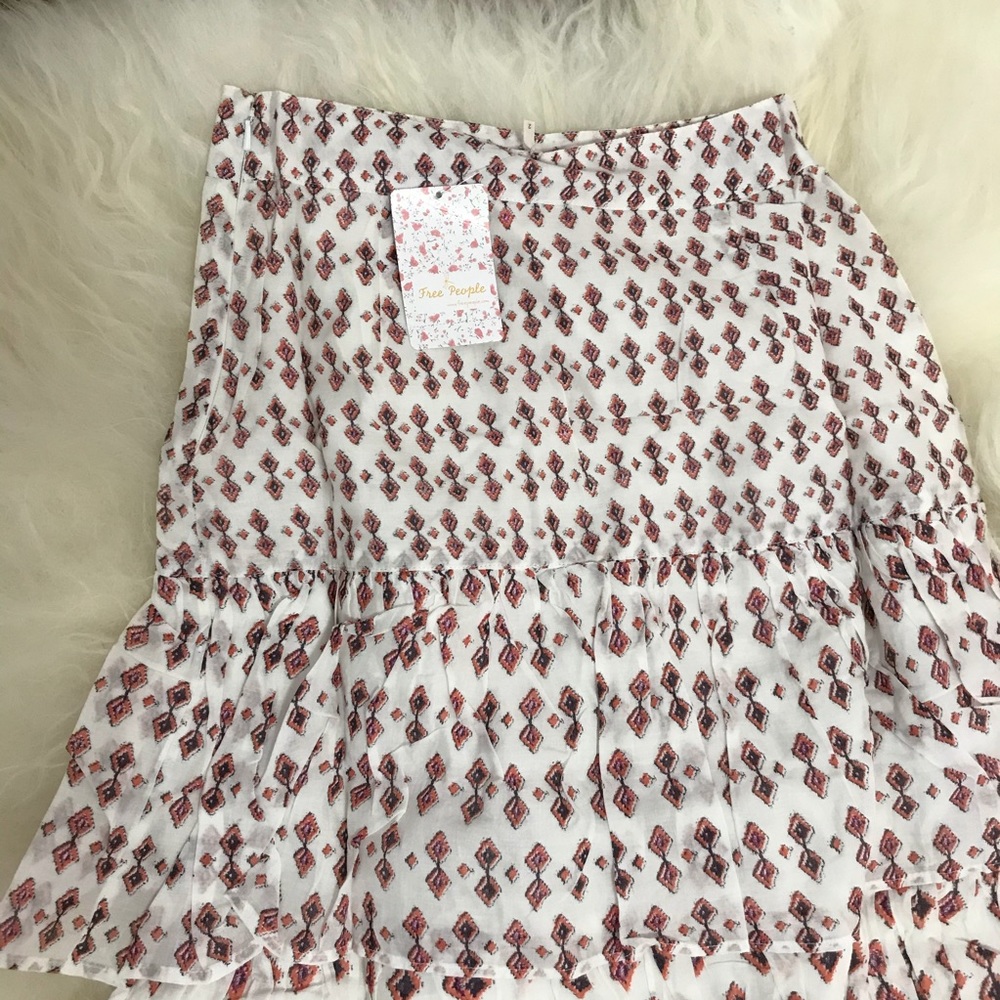 Free People Cha Cha Tiered Ruffle Skirt - Picture 5 of 7